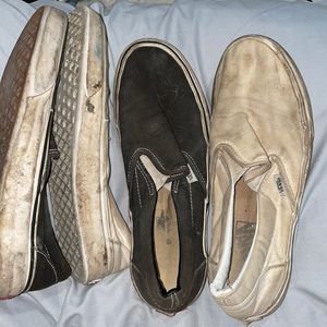 Vans Slip Ons / Great Frat Shoes / 2 for 1